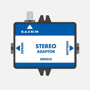 GAS to Stereo Single Adapter